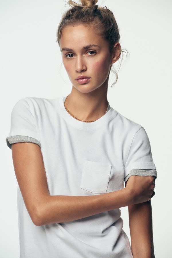 CEPLİ YIKANMIŞ T-SHIRT - از برند زارا