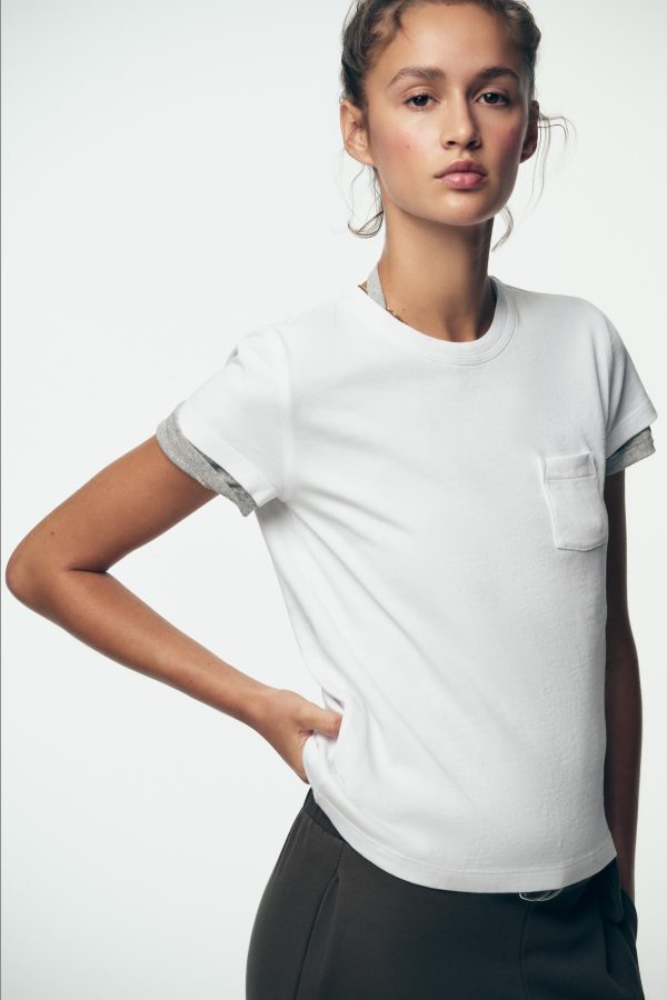 CEPLİ YIKANMIŞ T-SHIRT - از برند زارا