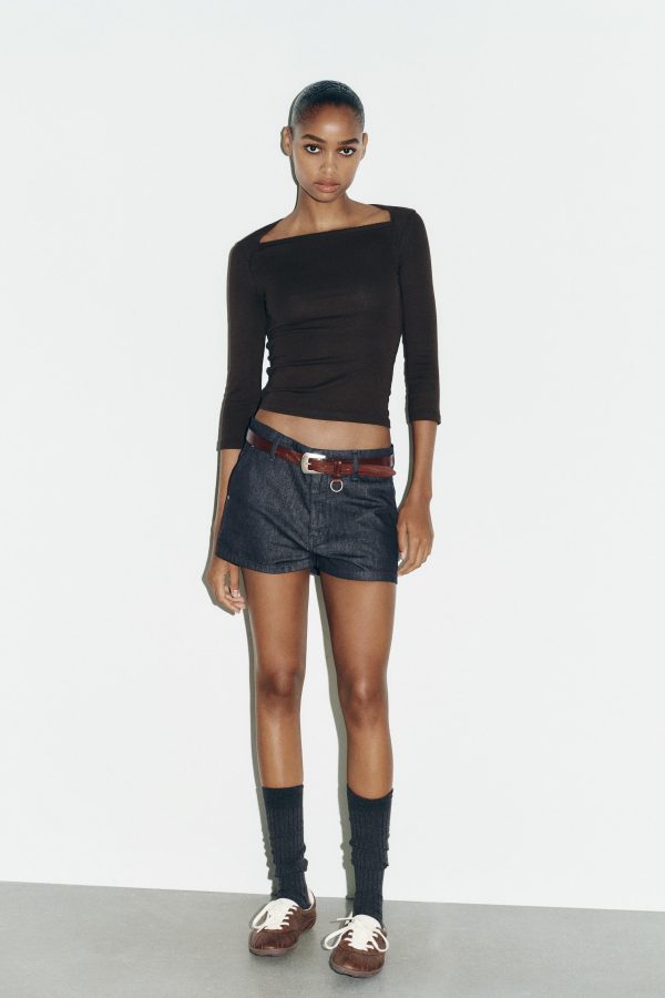 PAMUK MODAL T-SHIRT - از برند زارا
