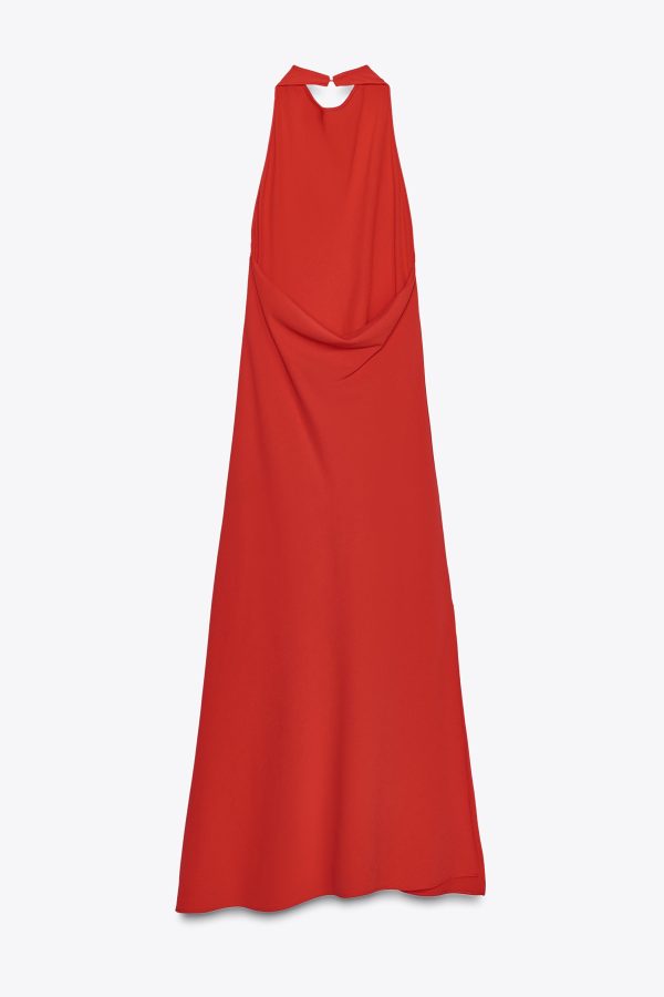 ZW COLLECTION HALTER UZUN ELBİSE - از برند زارا