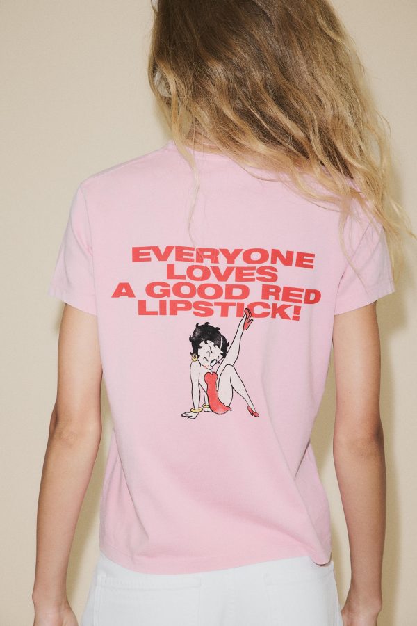 BETTY BOOP® SOLGUN GÖRÜNÜMLÜ T-SHIRT - از برند زارا