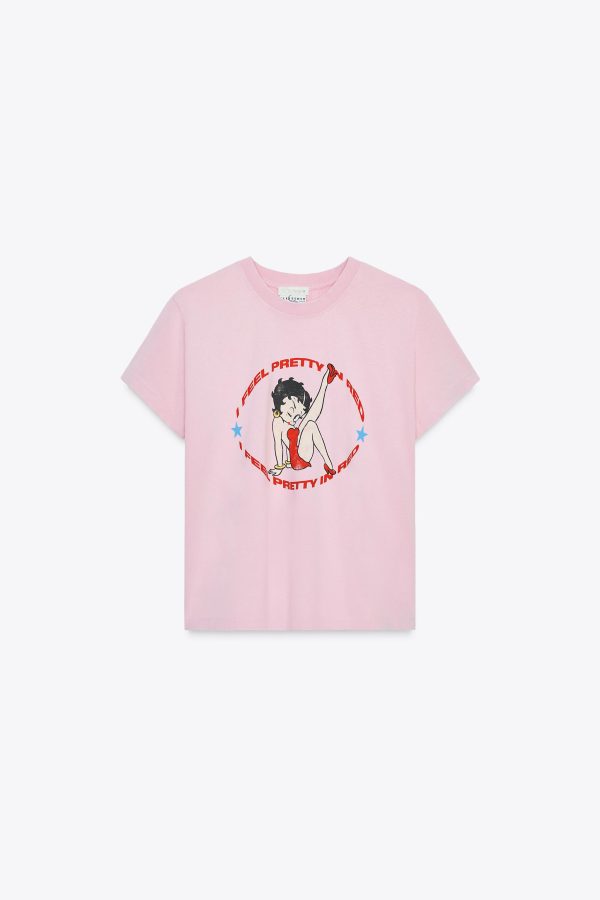 BETTY BOOP® SOLGUN GÖRÜNÜMLÜ T-SHIRT - از برند زارا