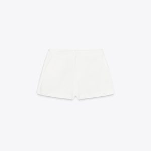 شورت متوسط کتان با جیب و زیپ از برند زارا (زنانه)