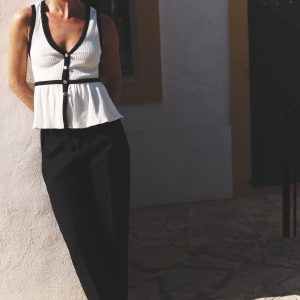 FİTİLLİ DÜĞMELİ TOP - از برند زارا