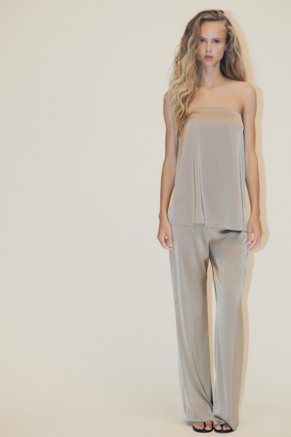 STRAPLEZ SATEN TOP - از برند زارا