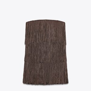 پیراهن کوتاه یقه صاف با پاپیون از برند زارا (زنانه)