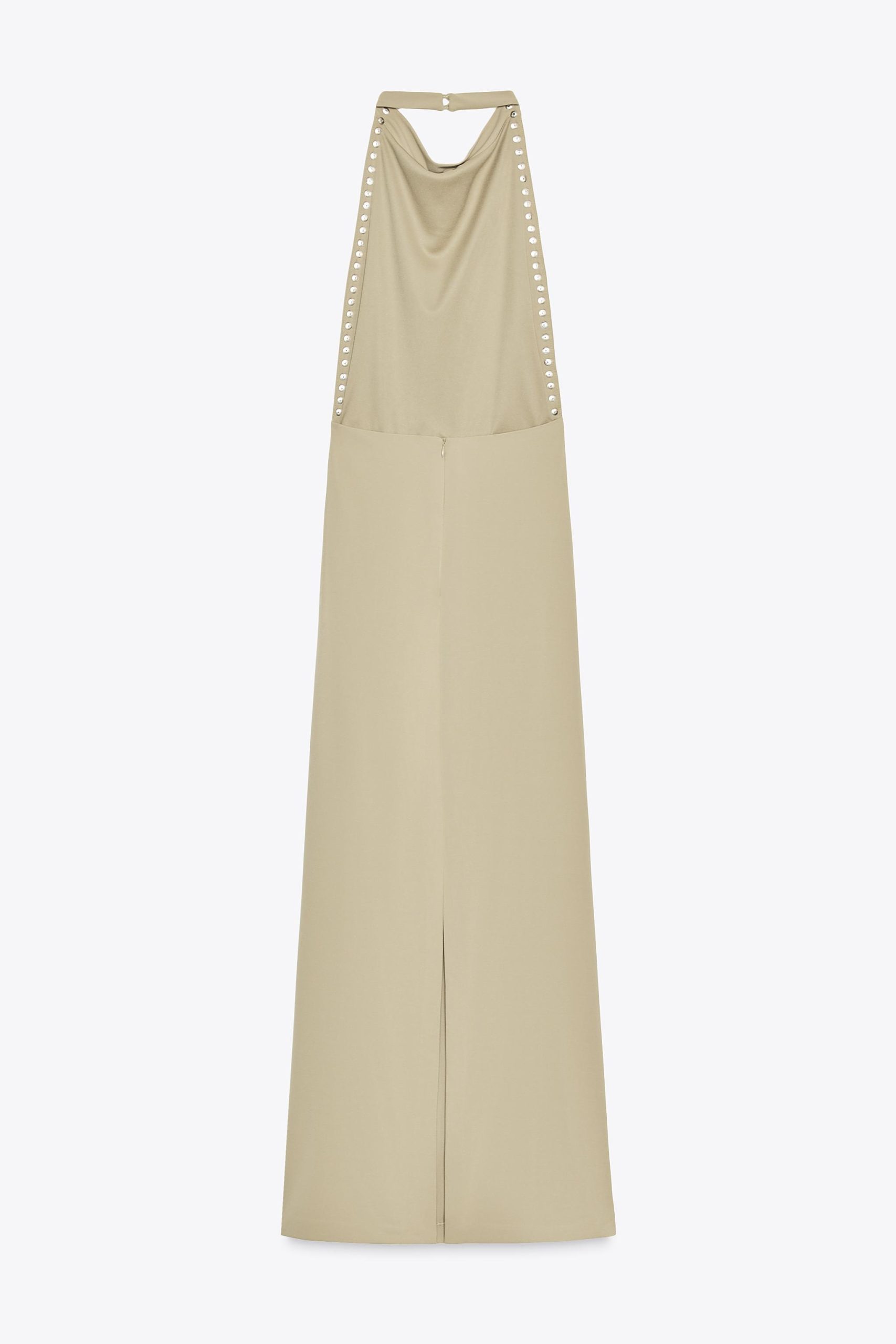 لباس زنانه یقه هالتر چیندار از برند زارا (زنانه)