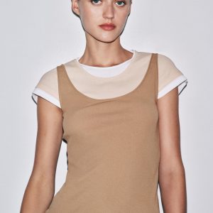 KONTRAST KATMANLI T-SHIRT - از برند زارا