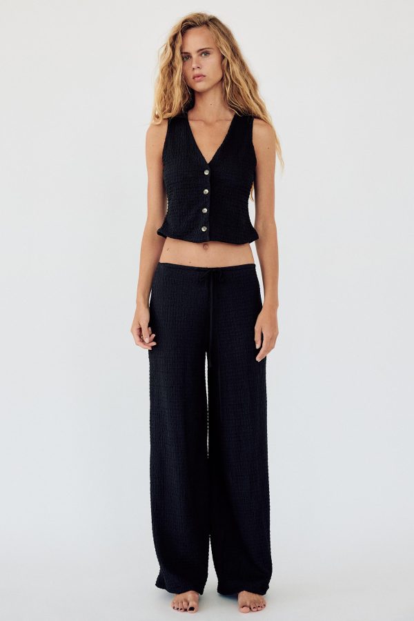 DOKULU STRAIGHT FIT PANTOLON - از برند زارا
