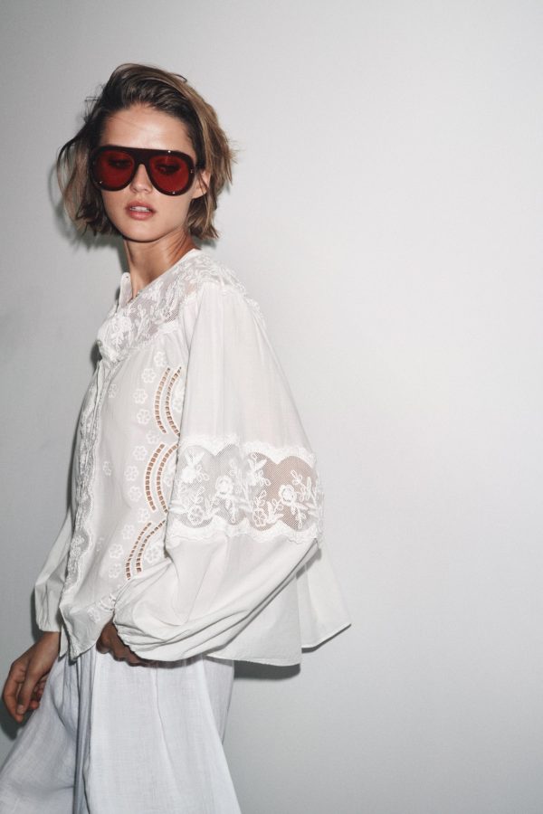 ZW COLLECTION EMBROIDERED SHIRT - از برند زارا