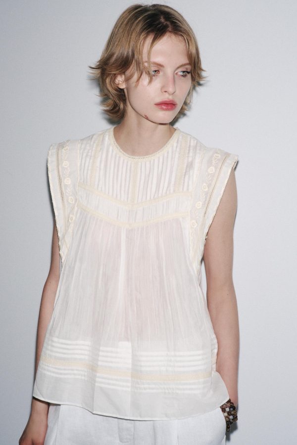 NAKIŞLI ZW COLLECTION BLUZ - از برند زارا
