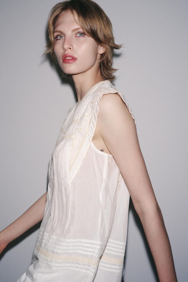 NAKIŞLI ZW COLLECTION BLUZ - از برند زارا
