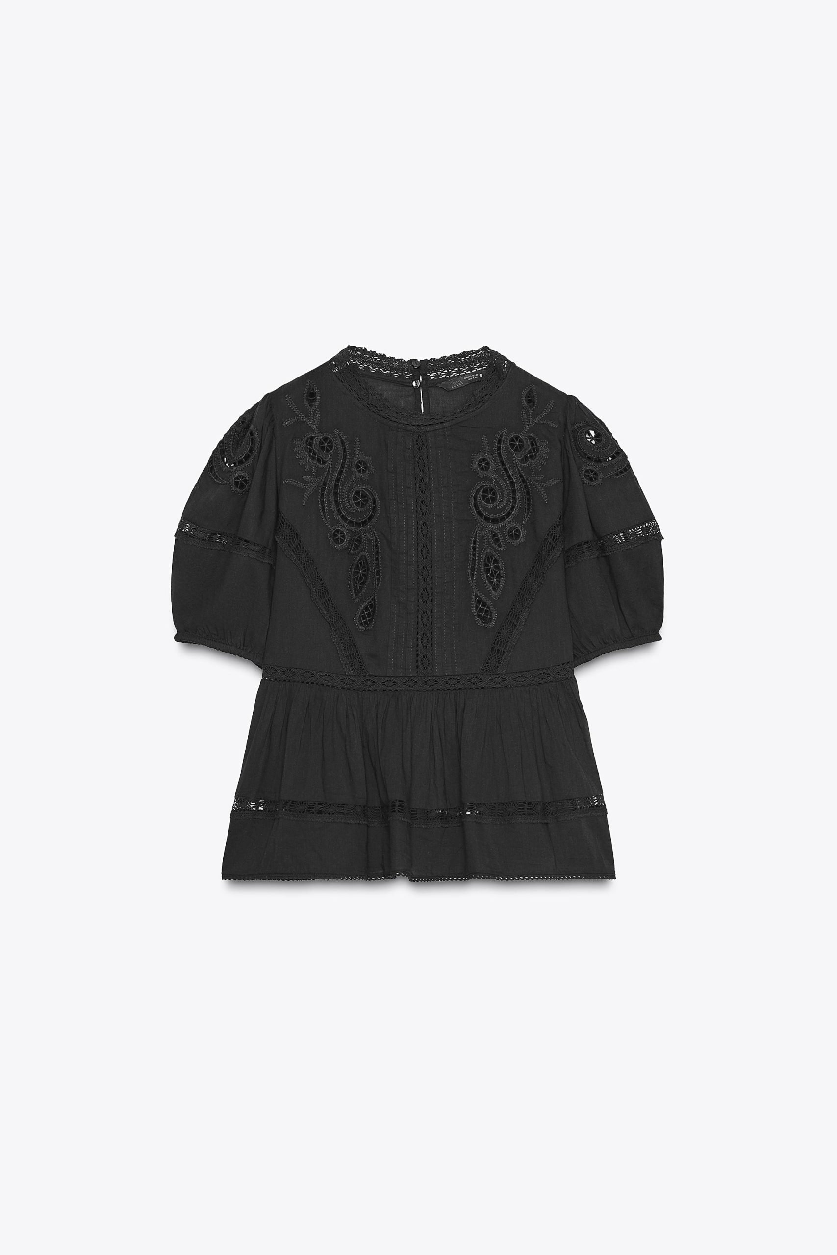 بلوز زنانه آستین کوتاه پنبهای از برند زارا (زنانه)