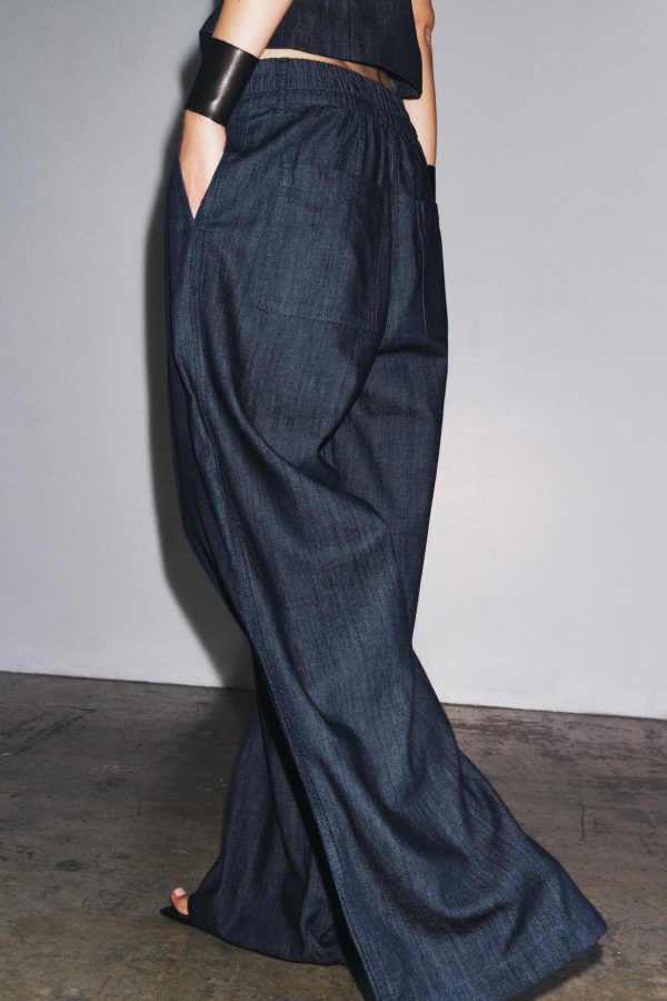 ZW KOLEKSİYONU JOGGER JEAN PANTOLON - از برند زارا