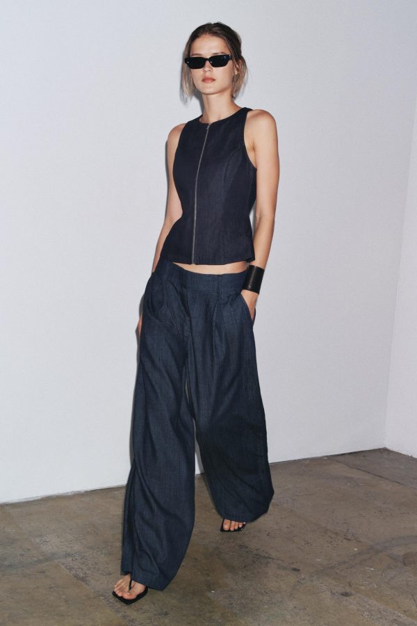 ZW KOLEKSİYONU JOGGER JEAN PANTOLON - از برند زارا