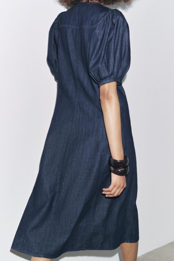 ZW COLLECTION DENIM ELBİSE - از برند زارا