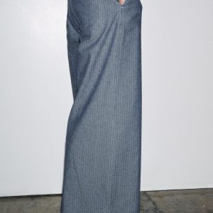 شلوار زنانه کمر بلند با جیب از برند زارا (زنانه)