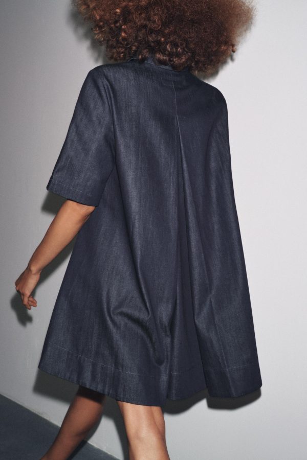 ZW COLLECTION KISA DENIM ELBİSE - از برند زارا