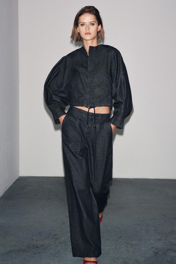 BOMBER DENIM ABULLONADA ZW COLLECTION - از برند زارا