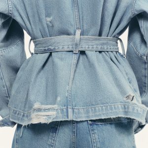 کت جکیت آستین بلند با جزئیات پاره از برند زارا (زنانه)