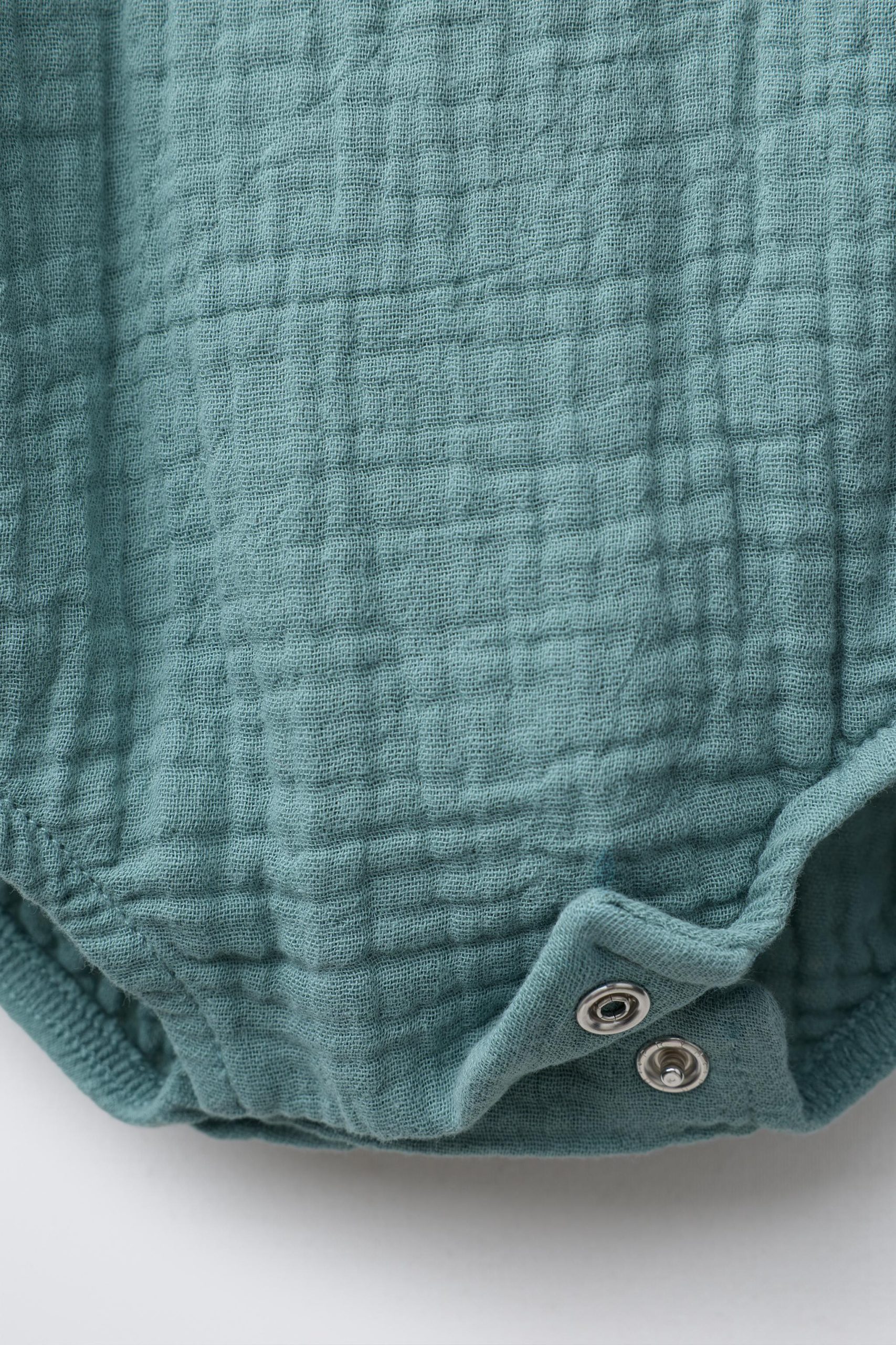 تولم یقهدار با جیب و گلدوزی فیل از برند زارا (بچه گانه)