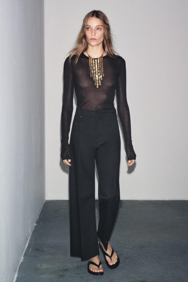 JEANS ZW COLLECTION WIDE LEG YÜKSEK BEL - از برند زارا