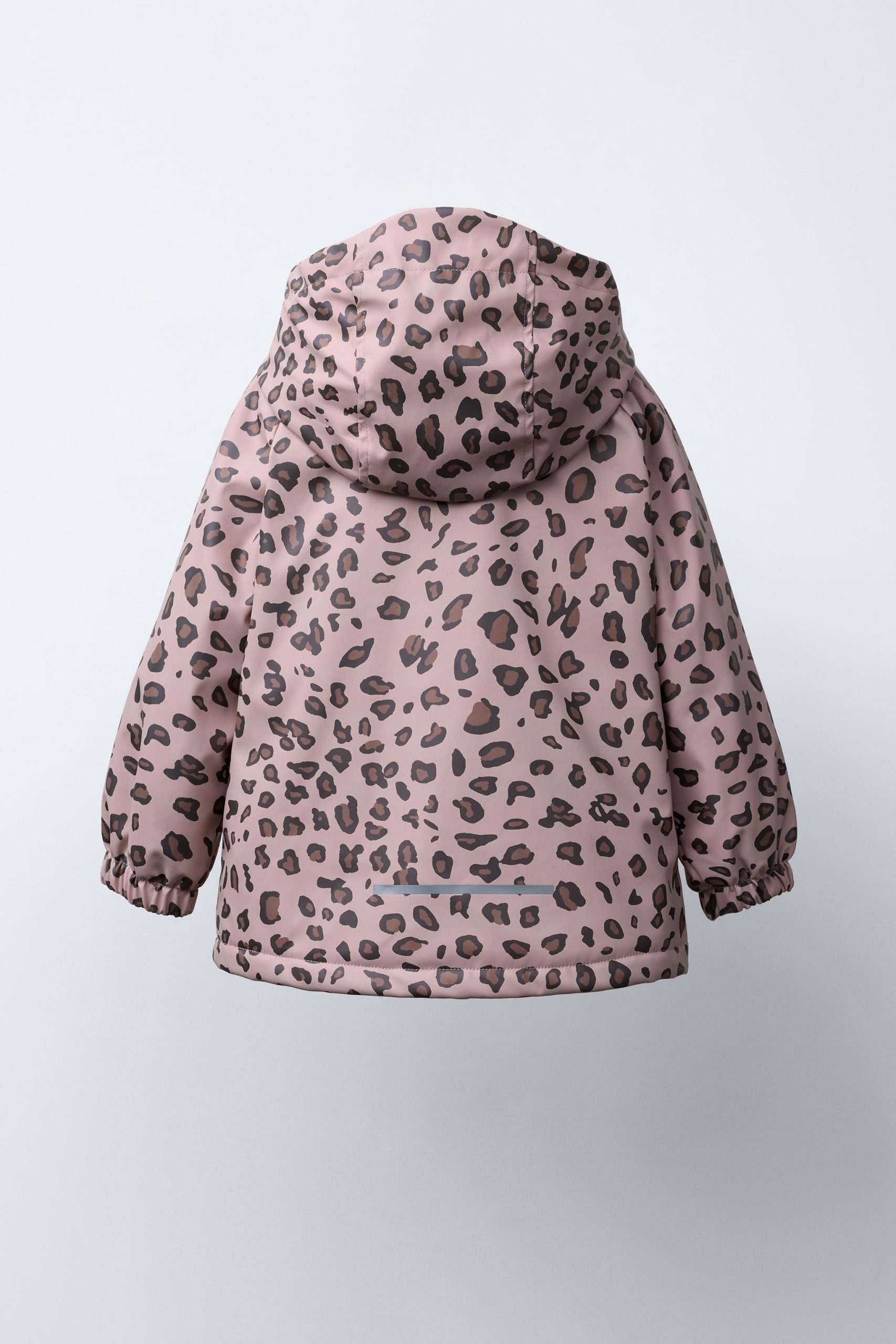 بارانی کلاهدار با آستین بلند و زیپ از برند زارا (بچه گانه)