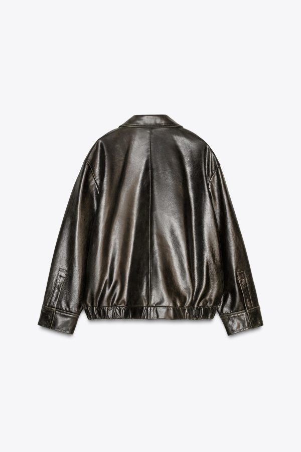 %100 DERİ BOMBER ZW COLLECTION İİTED EDİTİON - از برند زارا