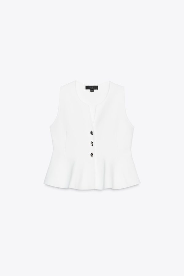 PEPLUM ÖRGÜ TOP - از برند زارا