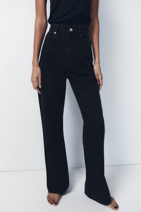 TRF HIGH-RISE WIDE-LEG JEAN - از برند زارا