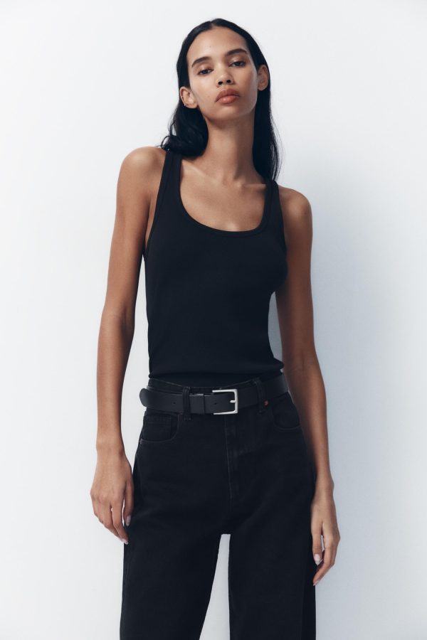 TRF HIGH-RISE WIDE-LEG JEAN - از برند زارا