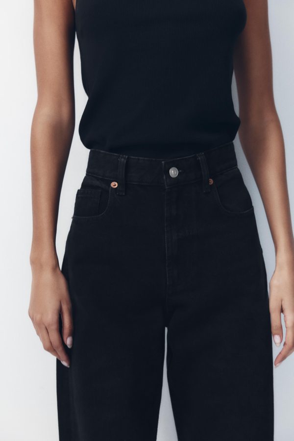 TRF HIGH-RISE WIDE-LEG JEAN - از برند زارا