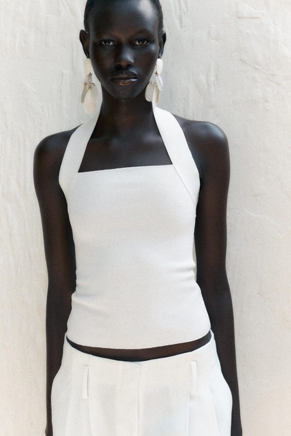 HALTER ELASTİK TOP - از برند زارا