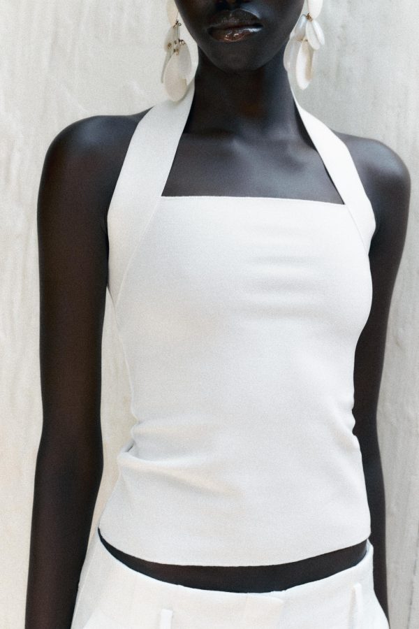 HALTER ELASTİK TOP - از برند زارا