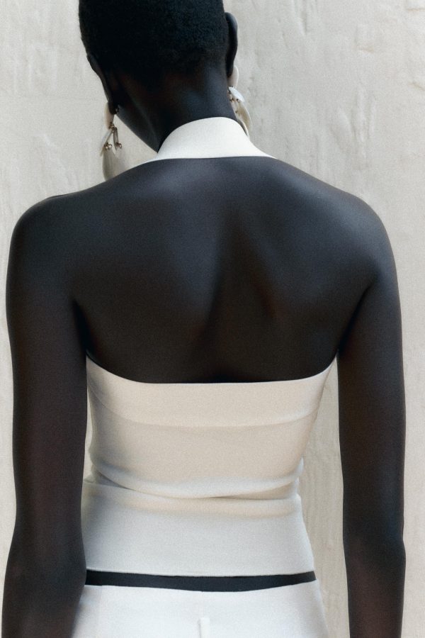 HALTER ELASTİK TOP - از برند زارا
