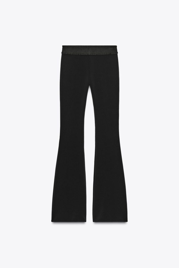 STREÇ KUMAŞLI İSPANYOL PAÇA PANTOLON - از برند زارا