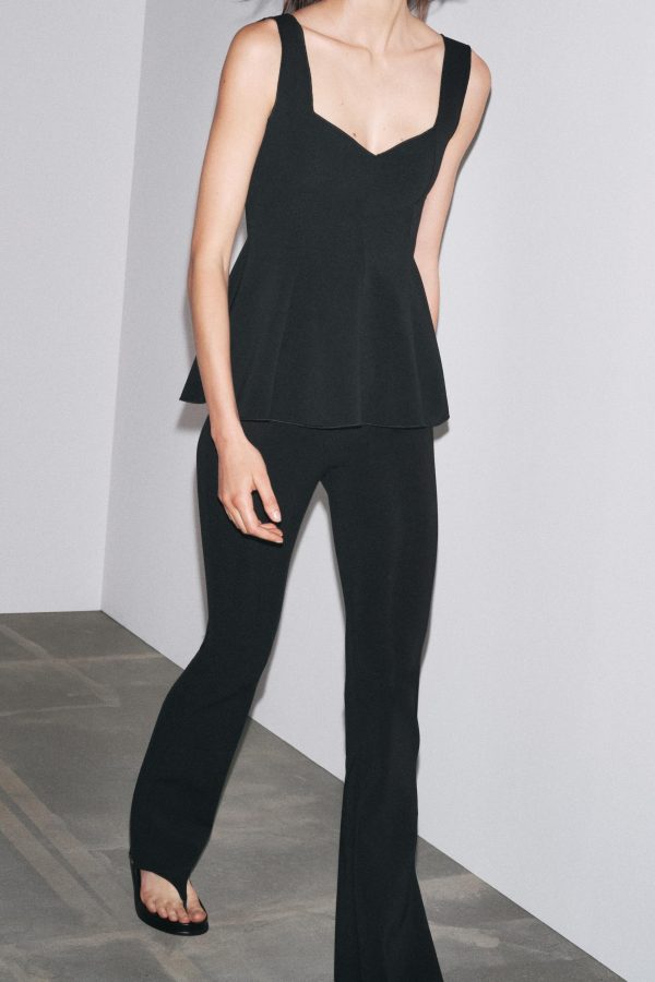 PEPLUM STREÇ TOP - از برند زارا