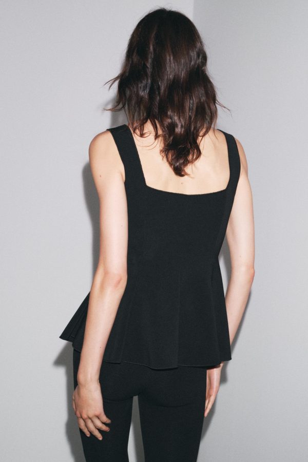 PEPLUM STREÇ TOP - از برند زارا