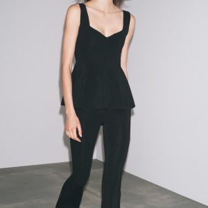PEPLUM STREÇ TOP - از برند زارا