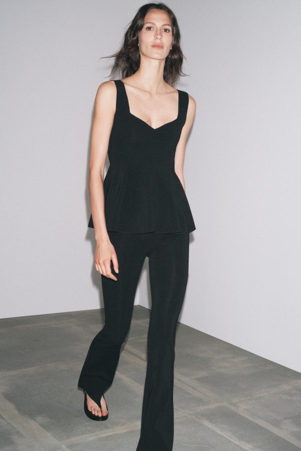 PEPLUM STREÇ TOP - از برند زارا