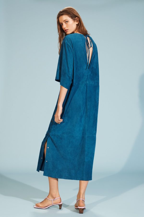 LIMITED EDITION ÜET DERİ KAFTAN ELBİSE - از برند زارا