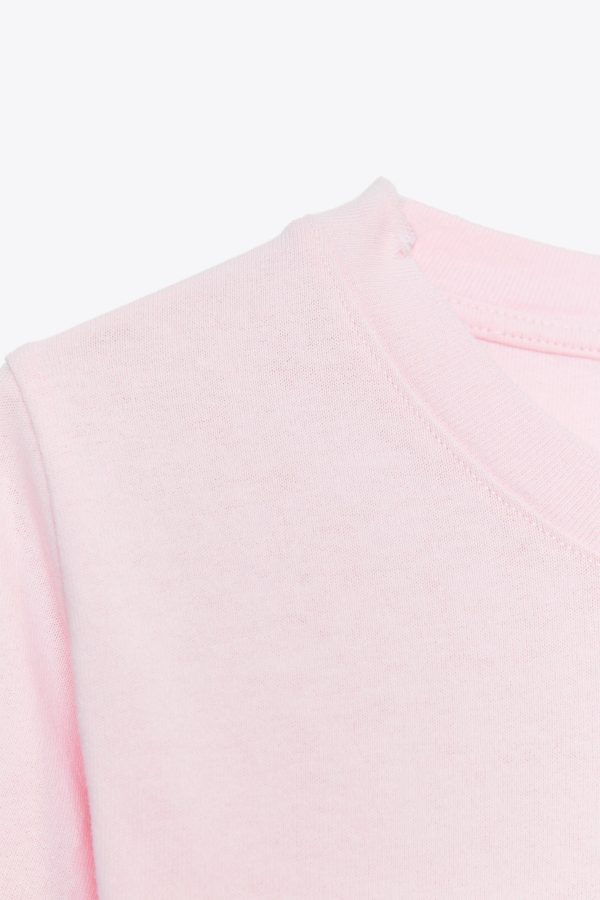 BASKILI YIRTMAÇLI PAMUKLU T-SHIRT - از برند زارا