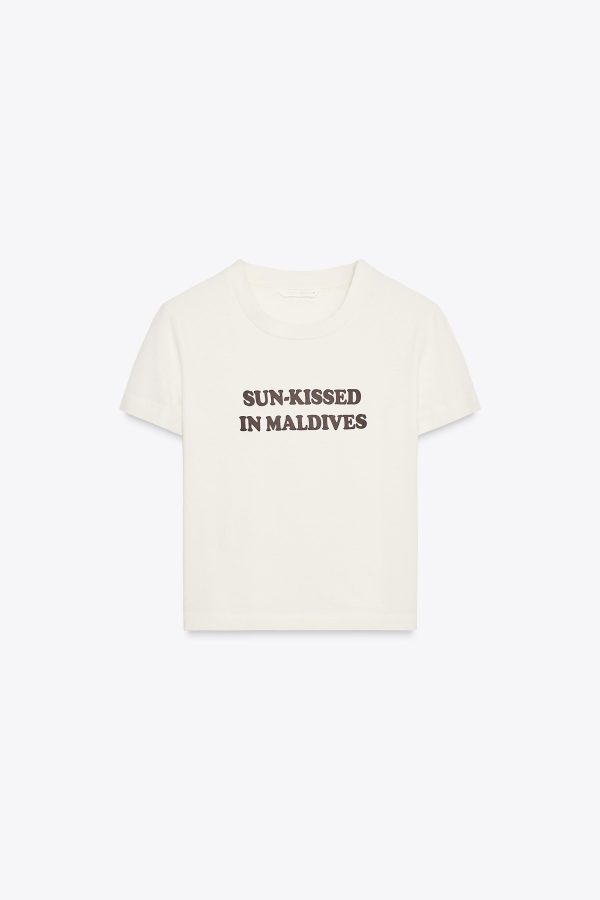 YIKANMIŞ SLOGANLI T-SHIRT - از برند زارا