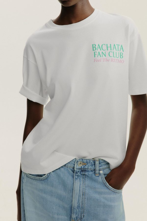 BASKILI SLOGANLI T-SHIRT - از برند زارا