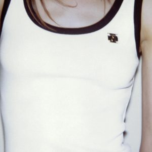 تیشرت ریب یقه گرد با جزئیات فلزی از برند زارا (زنانه)