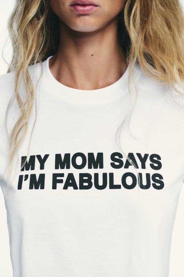 YAZILI T-SHIRT - از برند زارا