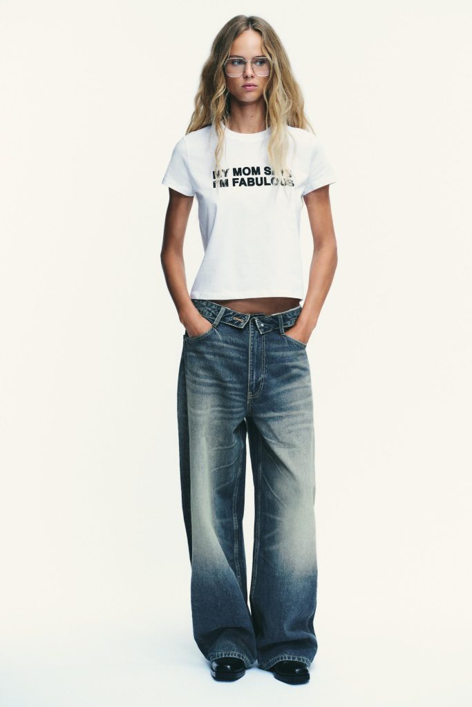 YAZILI T-SHIRT - از برند زارا