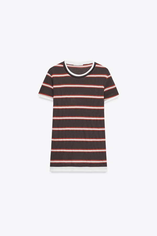ÇİFT ÇİZGİİ T-SHIRT - از برند زارا