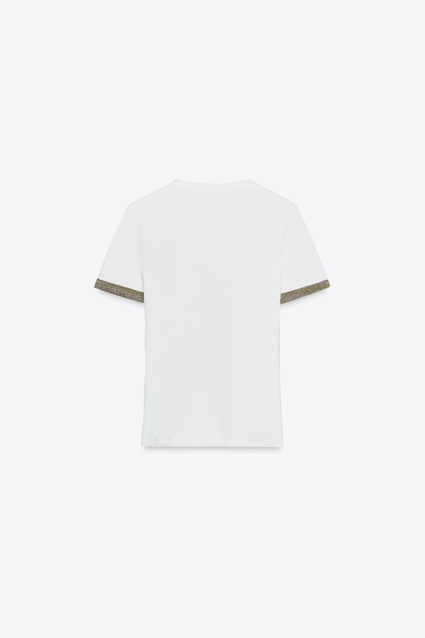METALİK İPLİKLİ T-SHIRT - از برند زارا
