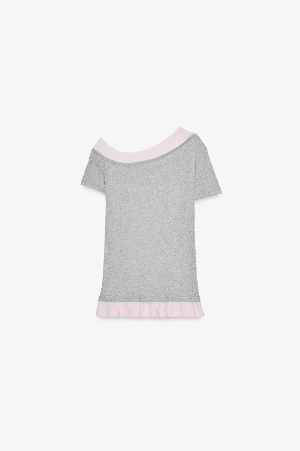 ÇİFT ASİMETRİK T-SHIRT - از برند زارا